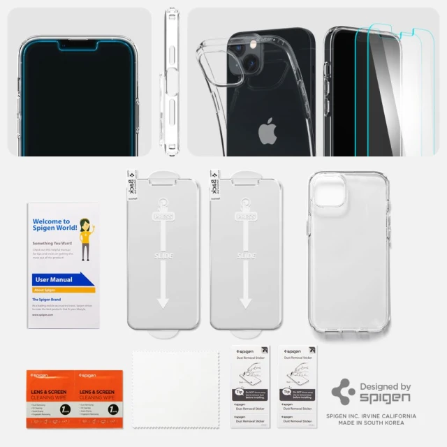 Чохол Spigen Crystal Pack для iPhone 14 Plus Crystal Clear (ACS04922)