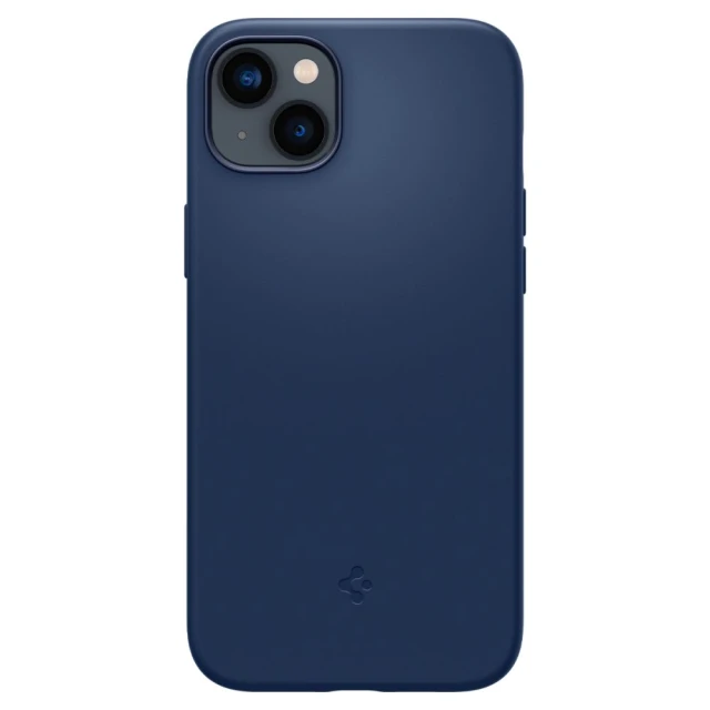 Чехол Spigen Silicone Fit для iPhone 14 Plus Navy Blue with MagSafe (ACS04921)