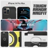 Чохол Spigen Tough Armor для iPhone 14 Pro Max Black with MagSafe (ACS04840)