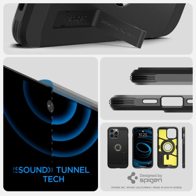 Чохол Spigen Tough Armor для iPhone 14 Pro Max Black with MagSafe (ACS04840)