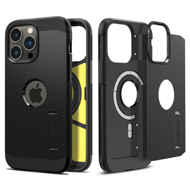 Чохол Spigen Tough Armor для iPhone 14 Pro Max Black with MagSafe (ACS04840)