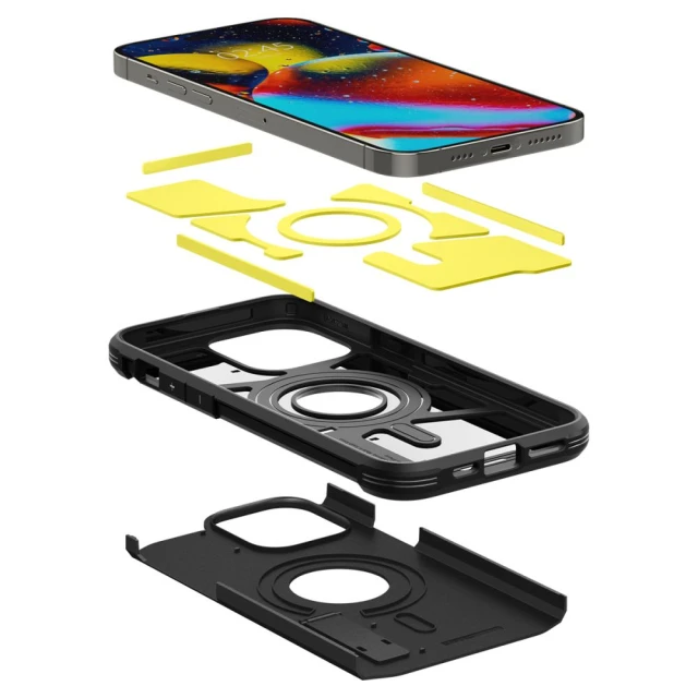 Чохол Spigen Tough Armor для iPhone 14 Pro Max Black with MagSafe (ACS04840)
