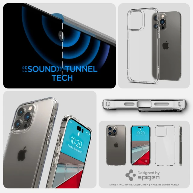 Чохол Spigen Ultra Hybrid для iPhone 14 Pro Max Frost Clear (ACS04823)
