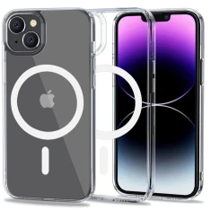 Чохол Tech-Protect Flexair Hybrid для iPhone 14 | 13 Clear with MagSafe (9589046925375)