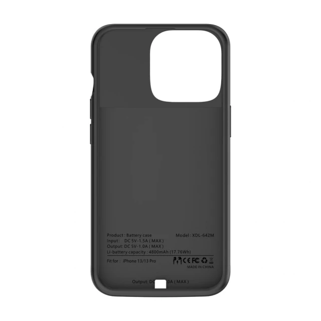 Чохол Tech-Protect Powercase 4800 mAh для iPhone 13 | 13 Pro Black (9589046917820)
