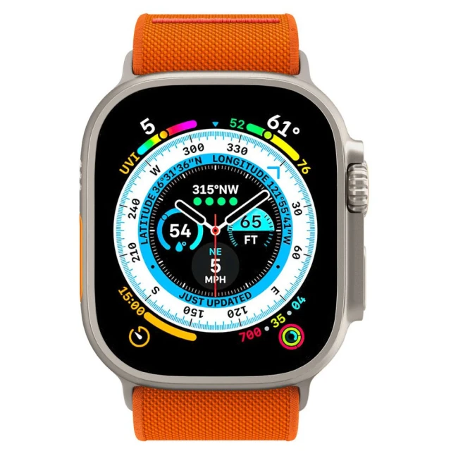 Ремінець Spigen Fit Lite Ultra для Apple Watch 49 | 46 | 45 | 44 | 42 mm (1-3 series) Orange (AMP05986)
