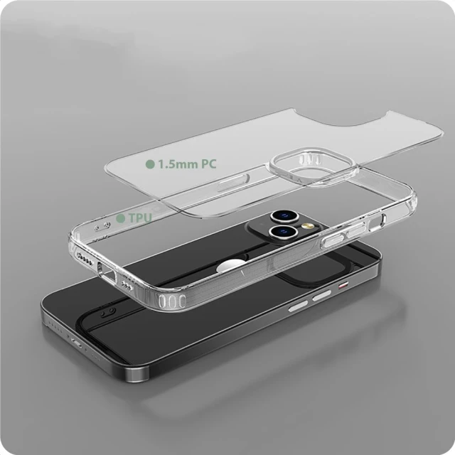 Чохол Tech-Protect Flexair Hybrid для iPhone 15 Clear (9490713936702)