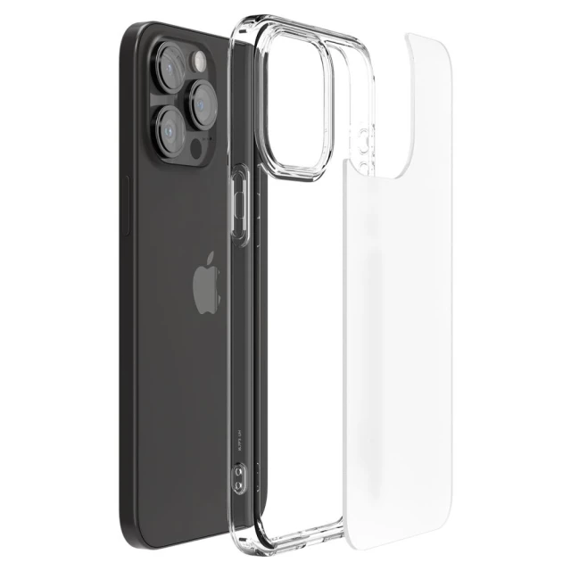 Чохол Spigen Ultra Hybrid для iPhone 15 Pro Max Frost Clear (ACS06567)