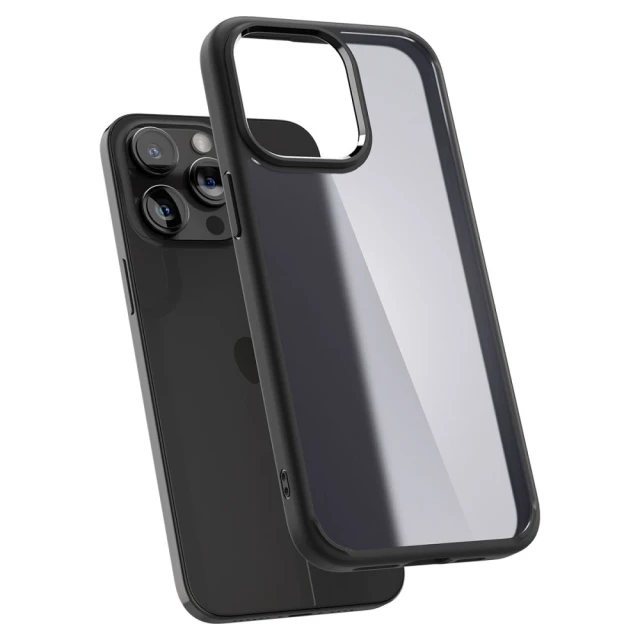 Чехол Spigen Ultra Hybrid для iPhone 15 Pro Max Frost Black (ACS06568)
