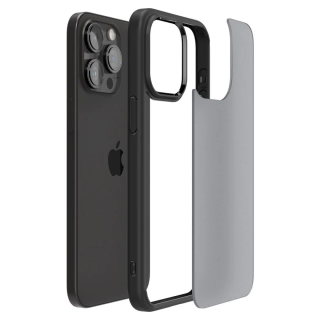Чехол Spigen Ultra Hybrid для iPhone 15 Pro Max Frost Black (ACS06568)