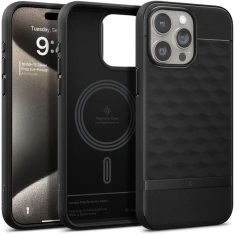 Чохол Spigen Caseology Parallax для iPhone 15 Pro Max Matte Black with MagSafe (ACS06614)