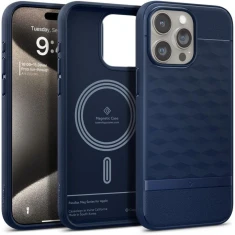 Чехол Spigen Caseology Parallax для iPhone 15 Pro Max Midnight Blue with MagSafe (ACS06615)
