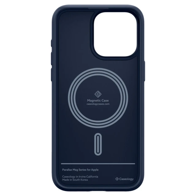 Чохол Spigen Caseology Parallax для iPhone 15 Pro Max Midnight Blue with MagSafe (ACS06615)