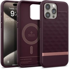 Чехол Spigen Caseology Parallax для iPhone 15 Pro Max Burgundy with MagSafe (ACS06616)