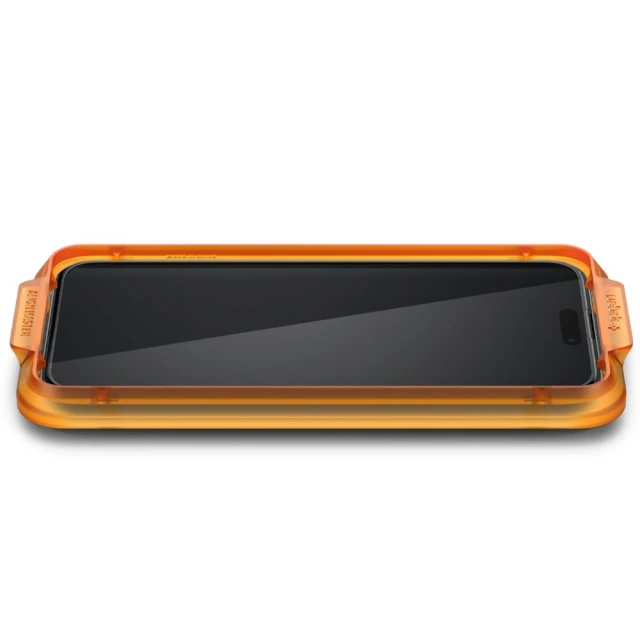 Захисне скло Spigen ALM Glass FC (2 Pack) для iPhone 15 Pro Black (AGL06895)