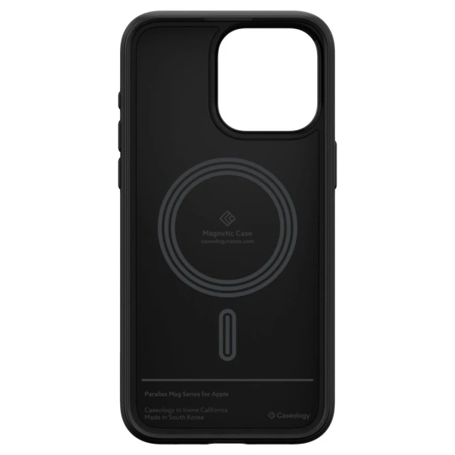 Чохол Spigen Caseology Parallax для iPhone 15 Pro Matte Black with MagSafe (ACS06749)