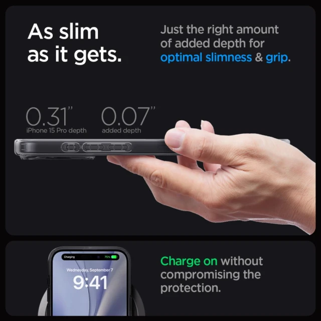 Чохол Spigen Ultra Hybrid для iPhone 15 Pro Zero One with MagSafe (ACS06721)