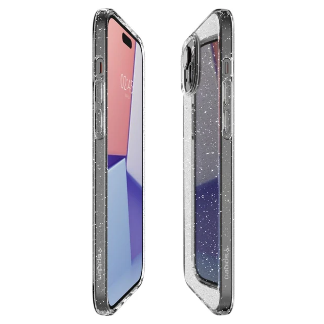Чохол Spigen Liquid Crystal Glitter для iPhone 15 Glitter Crystal (ACS06788)