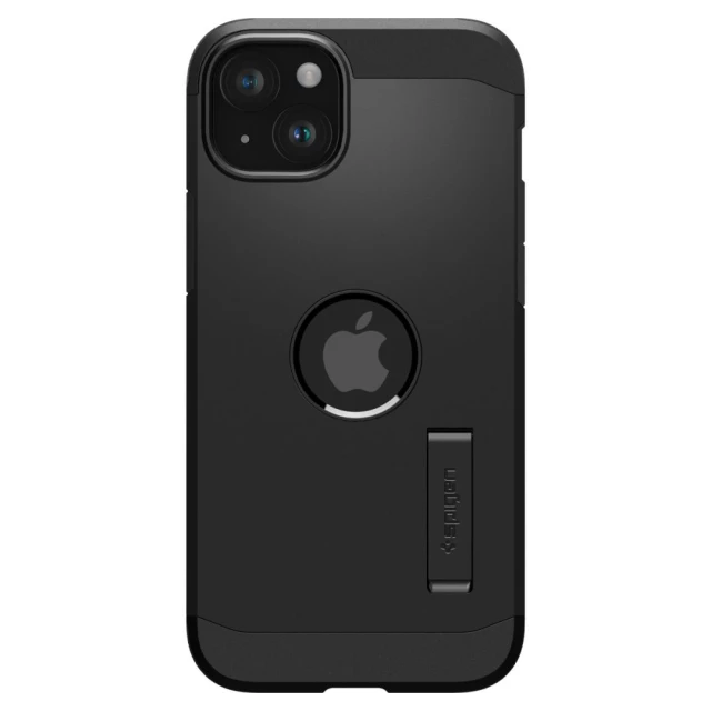 Чохол Spigen Tough Armor для iPhone 15 Black with MagSafe (ACS06811)
