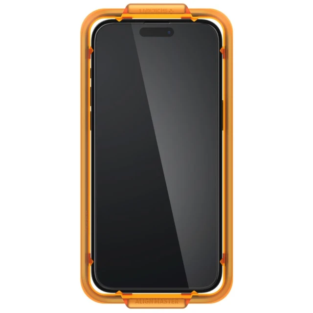 Захисне скло Spigen ALM Glass FC (2 Pack) для iPhone 15 Plus Black (AGL06886)