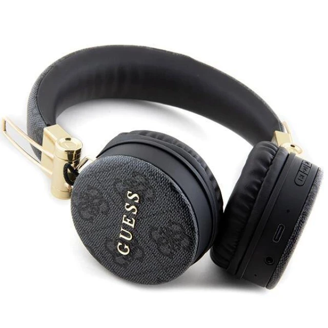 Бездротові навушники Guess 4G Metal Logo Black (GUBH704GEMK)