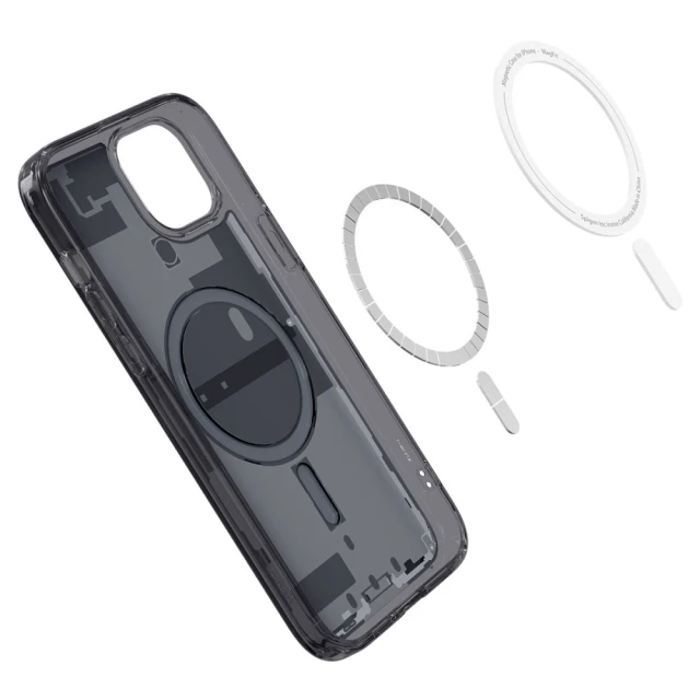 Чехол Spigen Ultra Hybrid для iPhone 15 Plus Zero One with MagSafe (ACS06664)