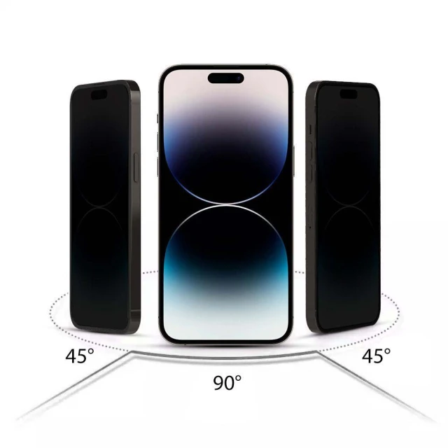 Захисне скло Hofi Anti Spy Glass Pro+ для iPhone 15 Pro Privacy (9319456604658)