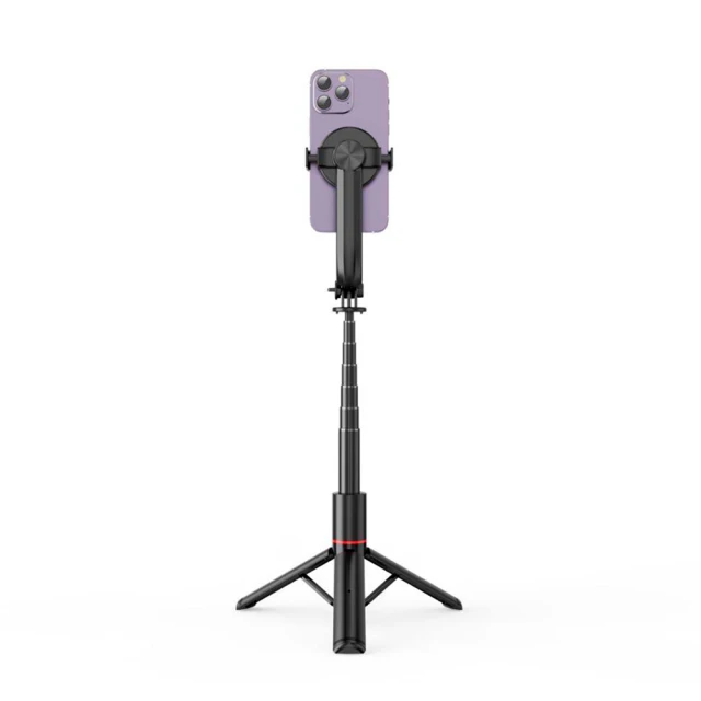 Универсальный штатив Tech-Protect L04s Magsafe Wireless Selfie Stick Tripod Black (9319456605471)