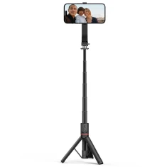 Універсальний штатив Tech-Protect L04s Magsafe Wireless Selfie Stick Tripod Black (9319456605471)