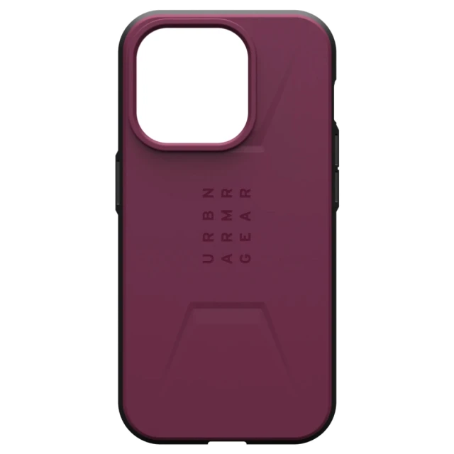 Чехол UAG Civilian для iPhone 15 Pro Bordeaux with MagSafe (114275119049)