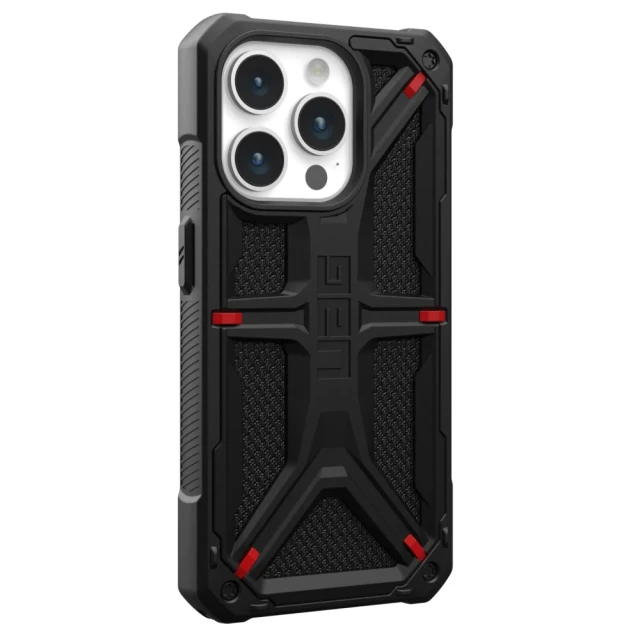 Чохол UAG Monarch для iPhone 15 Pro Kevlar Black (114278113940)
