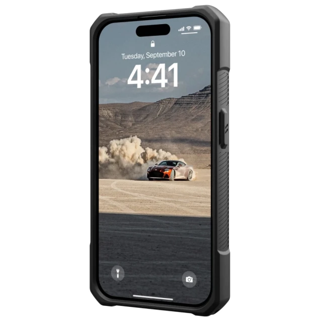 Чохол UAG Monarch для iPhone 15 Pro Kevlar Black (114278113940)