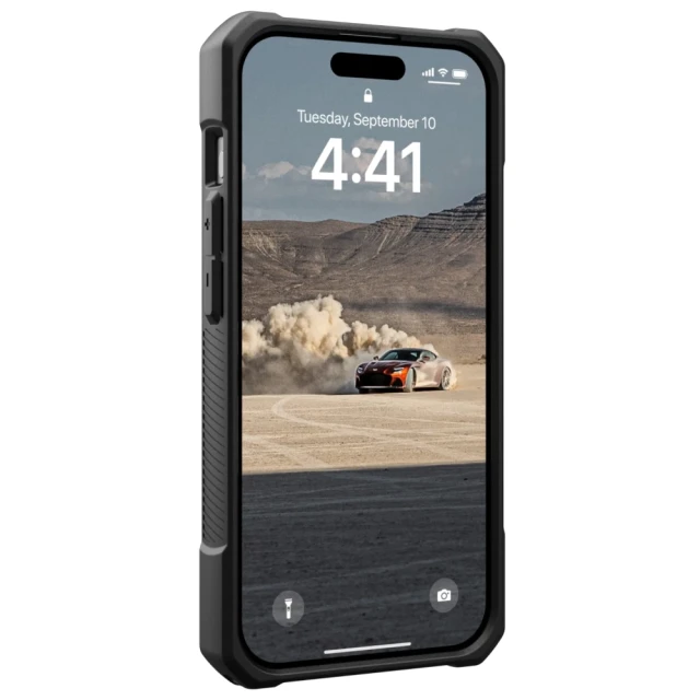 Чохол UAG Monarch для iPhone 15 Pro Kevlar Black (114278113940)