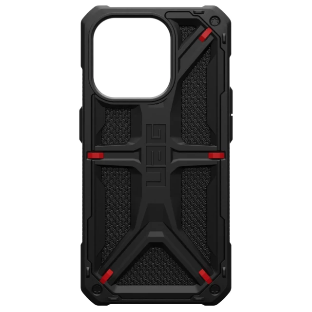 Чохол UAG Monarch для iPhone 15 Pro Kevlar Black (114278113940)