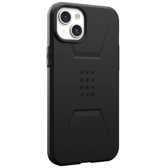 Чохол UAG Civilian для iPhone 15 Plus Black with MagSafe (114306114040)