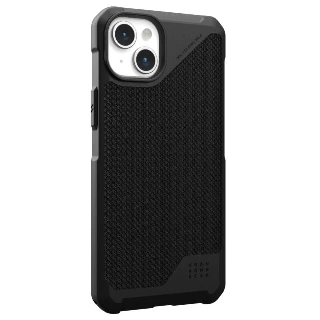 Чехол UAG Metropolis LT для iPhone 15 Plus Kevlar Black with MagSafe (114308113940)