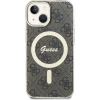 Чохол Guess IML 4G для iPhone 15 Brown with MagSafe (GUHMP15SH4STW)