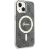 Чохол Guess IML 4G для iPhone 15 Brown with MagSafe (GUHMP15SH4STW)