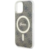 Чохол Guess IML 4G для iPhone 15 Brown with MagSafe (GUHMP15SH4STW)