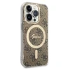 Чехол Guess IML 4G для iPhone 15 Pro Max Brown with MagSafe (GUHMP15XH4STW)