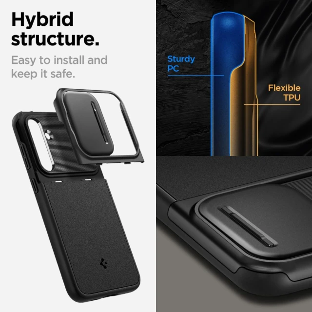 Чохол Spigen Optik Armor для Samsung Galaxy S23 FE Black (ACS06380)