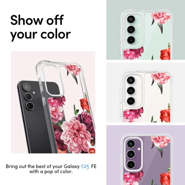 Чехол Spigen Cyrill Cecile для Samsung Galaxy S23 FE Rose Floral (ACS06386)