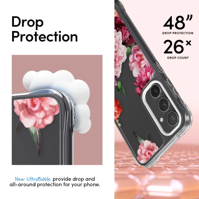 Чехол Spigen Cyrill Cecile для Samsung Galaxy S23 FE Rose Floral (ACS06386)