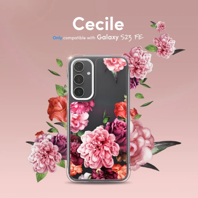 Чехол Spigen Cyrill Cecile для Samsung Galaxy S23 FE Rose Floral (ACS06386)