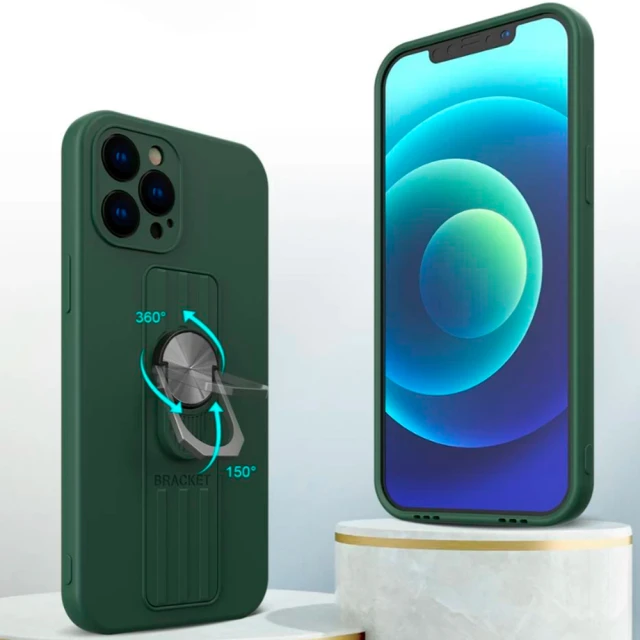 Чохол HRT Ring Case для Xiaomi Redmi 9C Black (9145576215760)