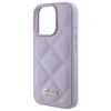 Чохол Guess Quilted Metal Logo для iPhone 16 Pro Light Purple (GUHCP16LPSQSQSU)