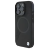 Чохол BMW Signature Leather Half Textured & Circle для iPhone 16 Pro Black with MagSafe (BMHMP16L23RTPK)