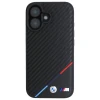 Чохол BMW Carbon Tricolor Line для iPhone 16 Plus Black with MagSafe (BMHMP16M23PUDTK)