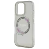 Чохол Guess IML Flowers Wreath для iPhone 16 Pro Black with MagSafe (GUHMP16LHFWFCK)