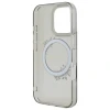 Чохол Guess IML Flowers Wreath для iPhone 16 Pro Black with MagSafe (GUHMP16LHFWFCK)